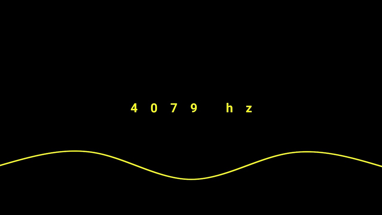 4079 hz frequency tone