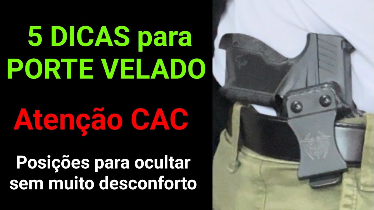 5 Posições para Porte Velado no dia a dia