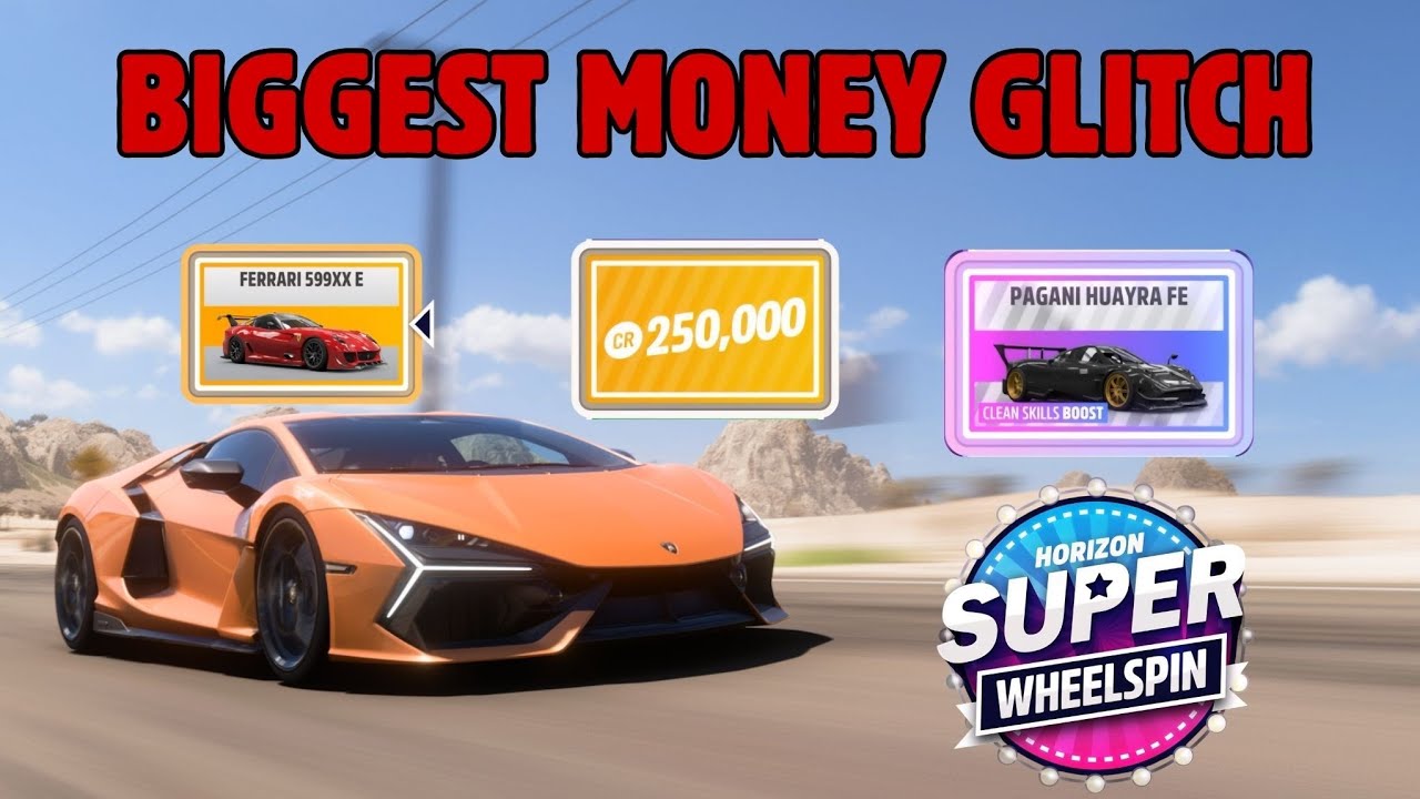 Forza Horizon 5 Money Glitch : UNLIMITED Skill Points & Superwheelspins 