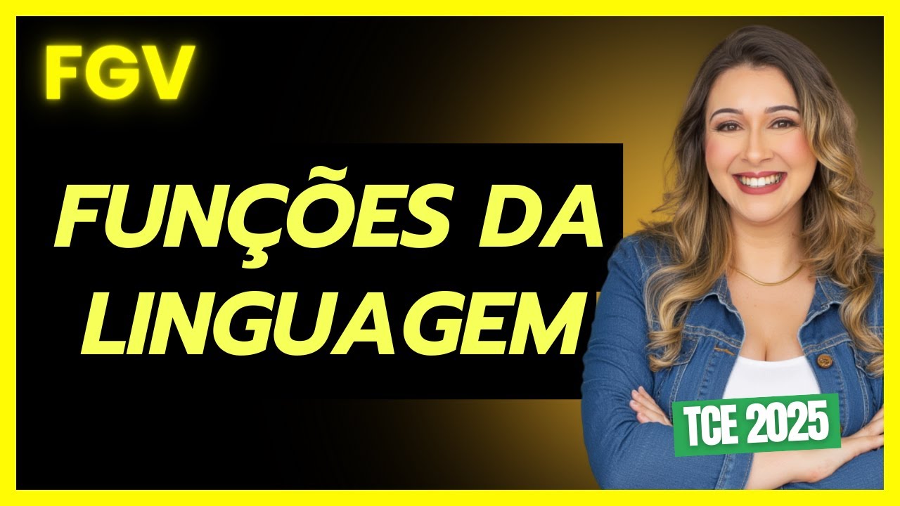 📚Exerc&iacute;cio de Fun&ccedil;&atilde;o da Linguagem (Banca FGV 2025) - Professora Pamba
