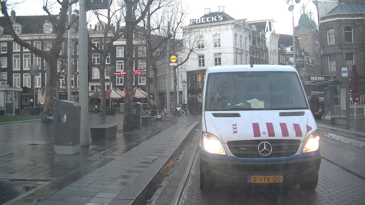 GVB Amsterdam Tramlijn 4 Achteruitrit Centraal Station - Dintelstraat