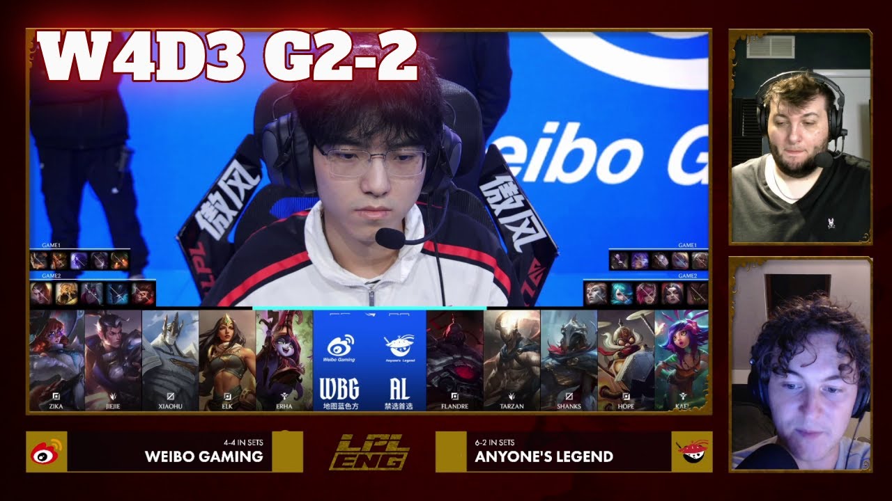 AL vs WBG - Game 2 | Week 4 Day 3 LPL Winter 2026 Split 1 | Anyone's Legend vs Weibo Gaming G2 full