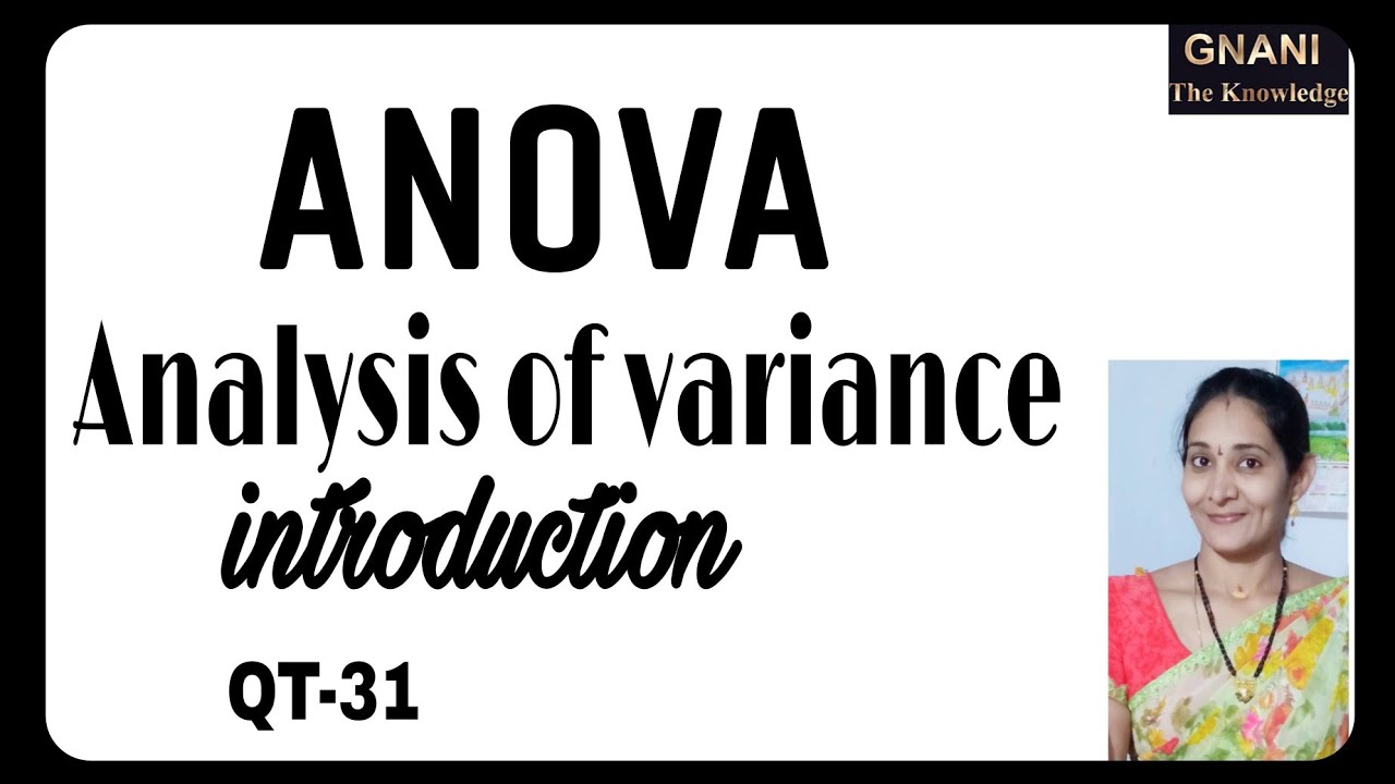 ANOVA ||Дисперсионный анализ||GNANI THE KNOWLEDGE ||