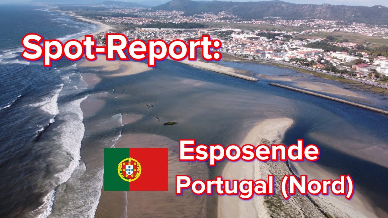 Spot-Report: Esposende, Portugal, Flachwasser und Wellenspot 30km nördlich von Porto. Rio Cavado