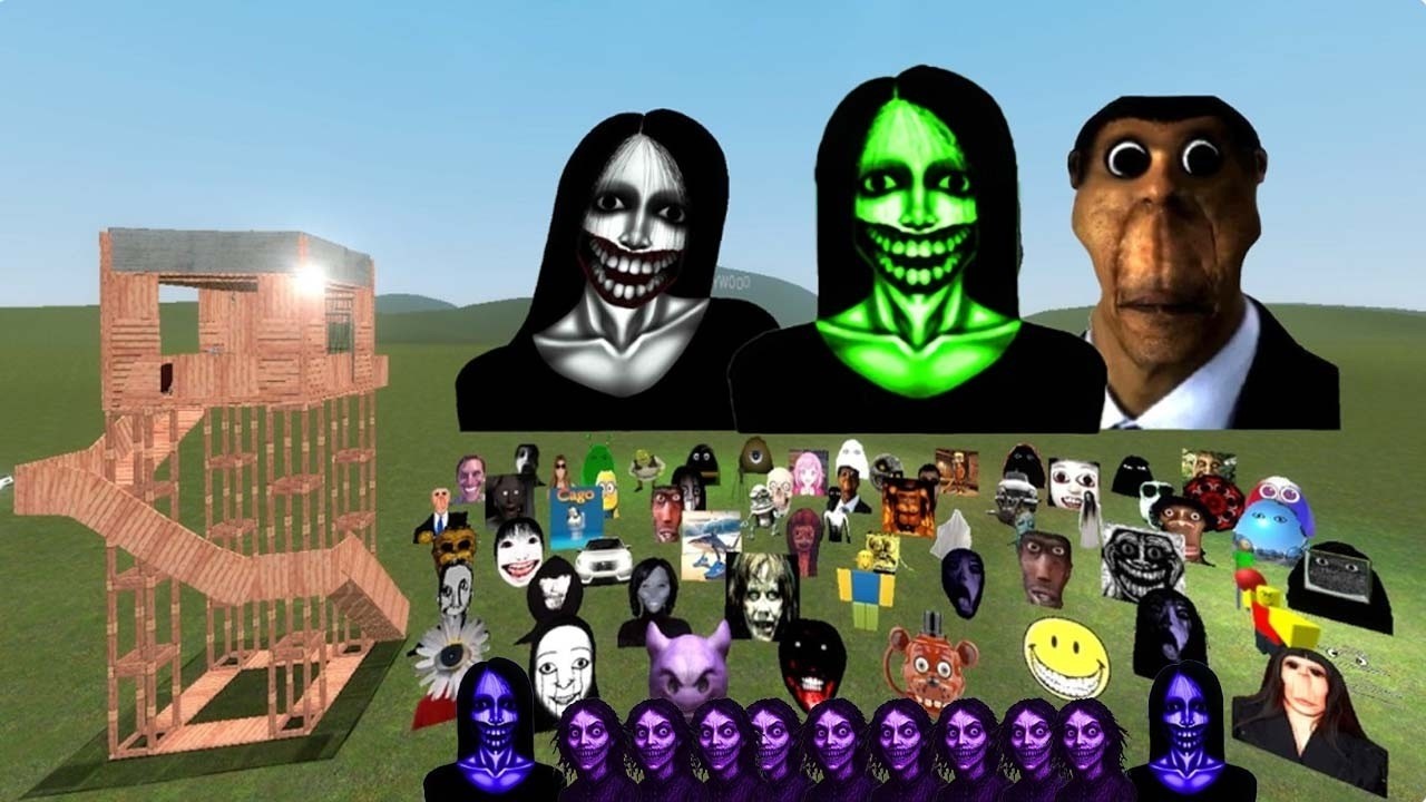 Too Much Nextbots Vs Towers in Garry's Mod