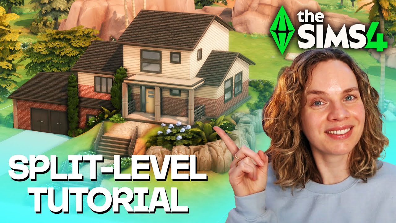 Как построить двухуровневый дом в The Sims 4 💚