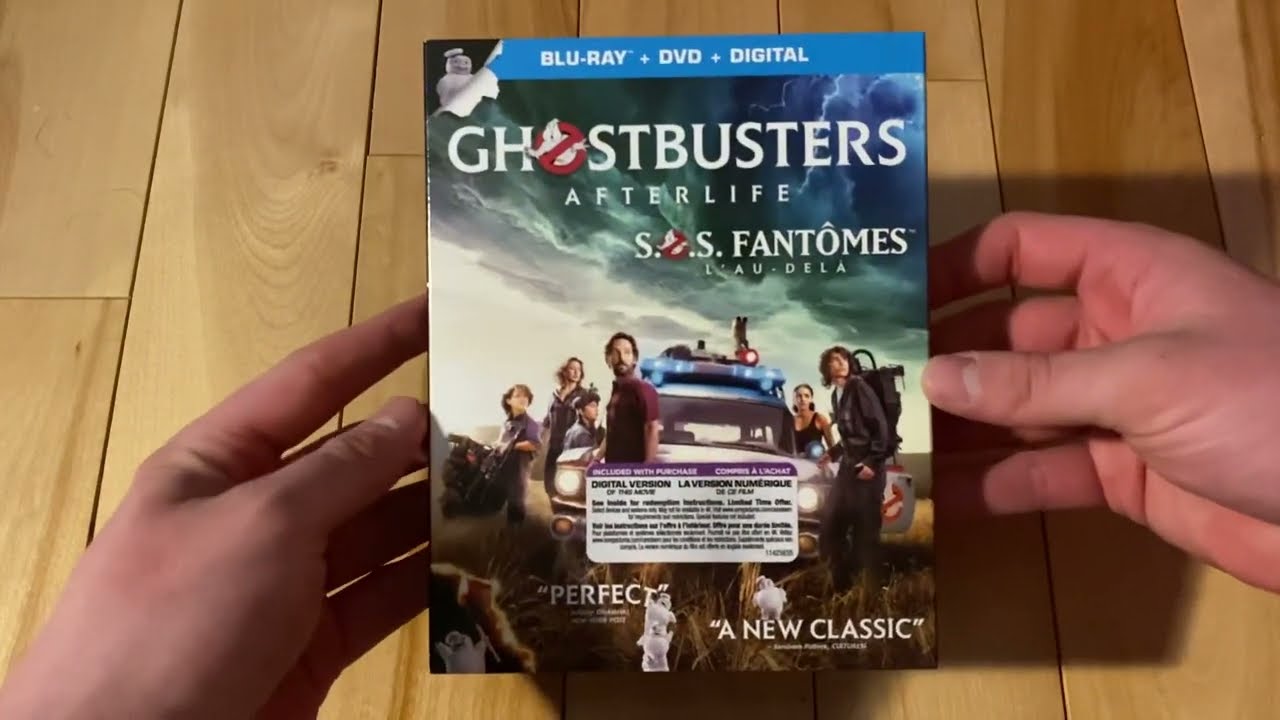 Ghostbusters: Afterlife Blu-ray/DVD unboxing