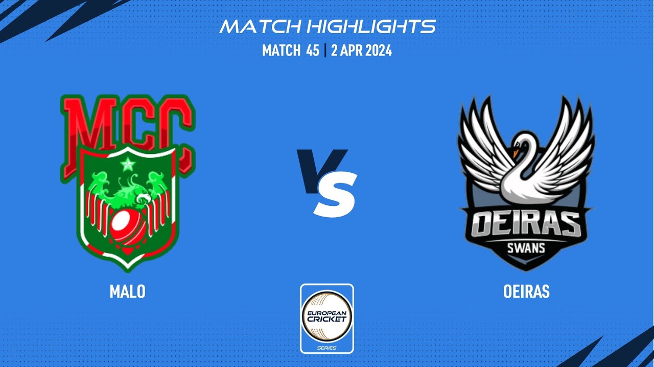 Match 45 - MAL vs OEI | Highlights | ECS Portugal, 2024 | 2 Apr 2024 | ECS24.190