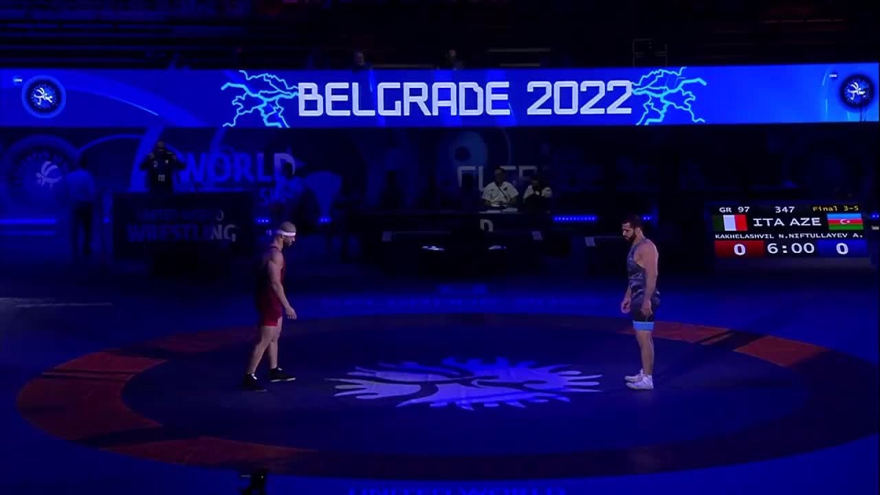 Bronze Medal • GR 97Kg • Nikoloz KAKHELASHVILI (ITA) vs. Arif NIFTULLAYEV (AZE)