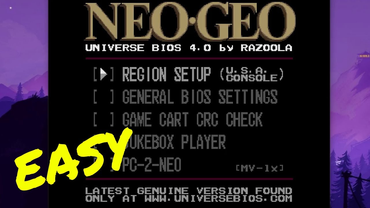 UniBios + Retroarch + Final Burn Neo Tutorial ~ Neo Geo Cheats, Dip Switch Settings and More!