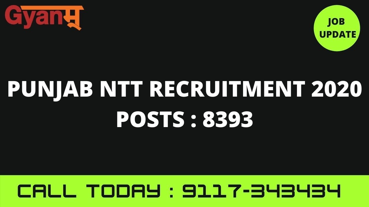 NTT - Pre- Primary Teacher Jobs in Punjab