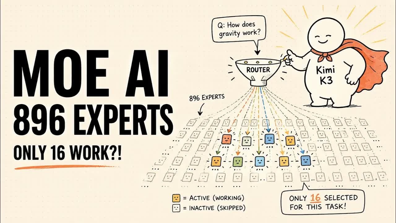 How Mixture of Experts MoE Architecture Scales Modern AI Models