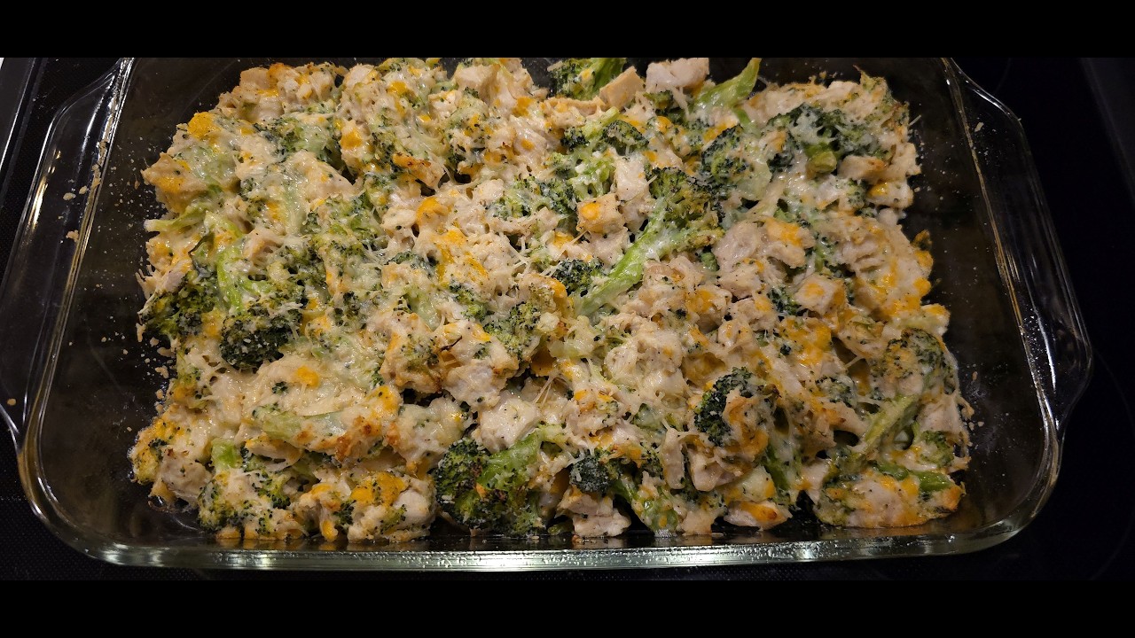 Cheesy Chicken Broccoli Casserole - So Good and Easy
