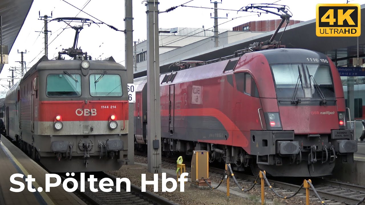 Österreichisch Züge Vlog #254 - St.Pölten Hbf 28.11.2023