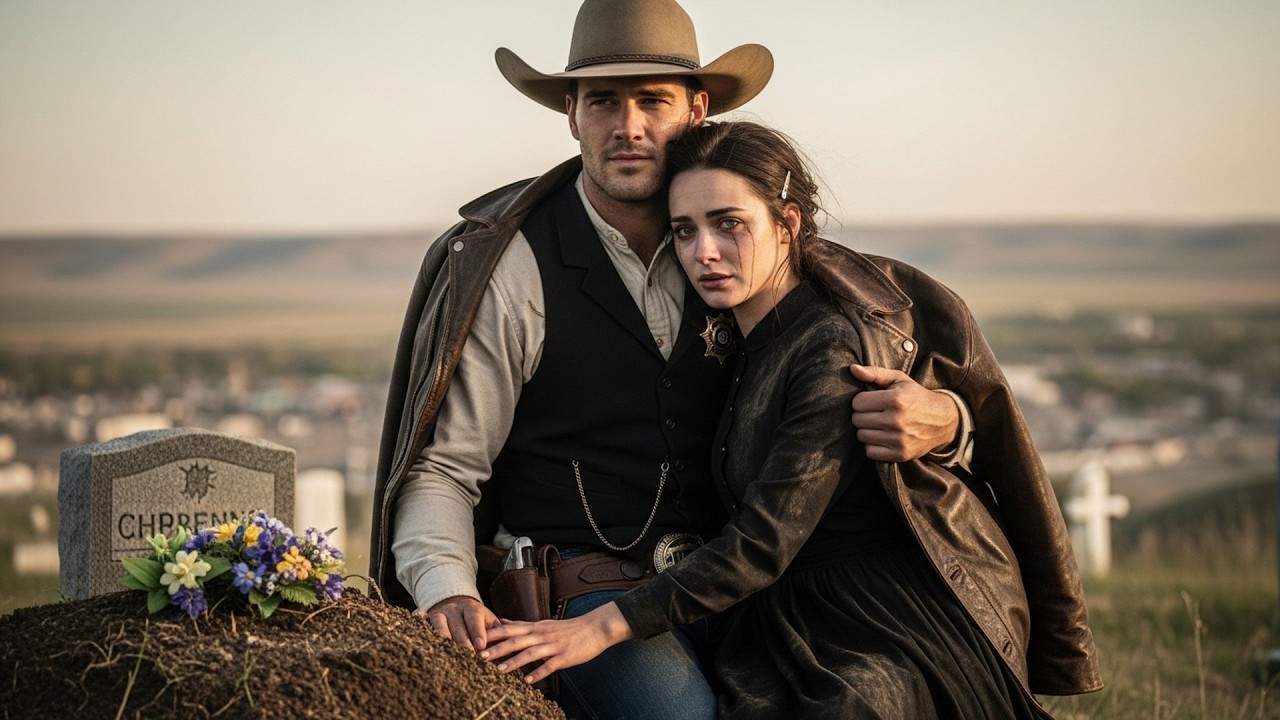 The Cowboy Found Her Crying Over a Grave, Sat With Her Until Sunset and Offered Tomorrow