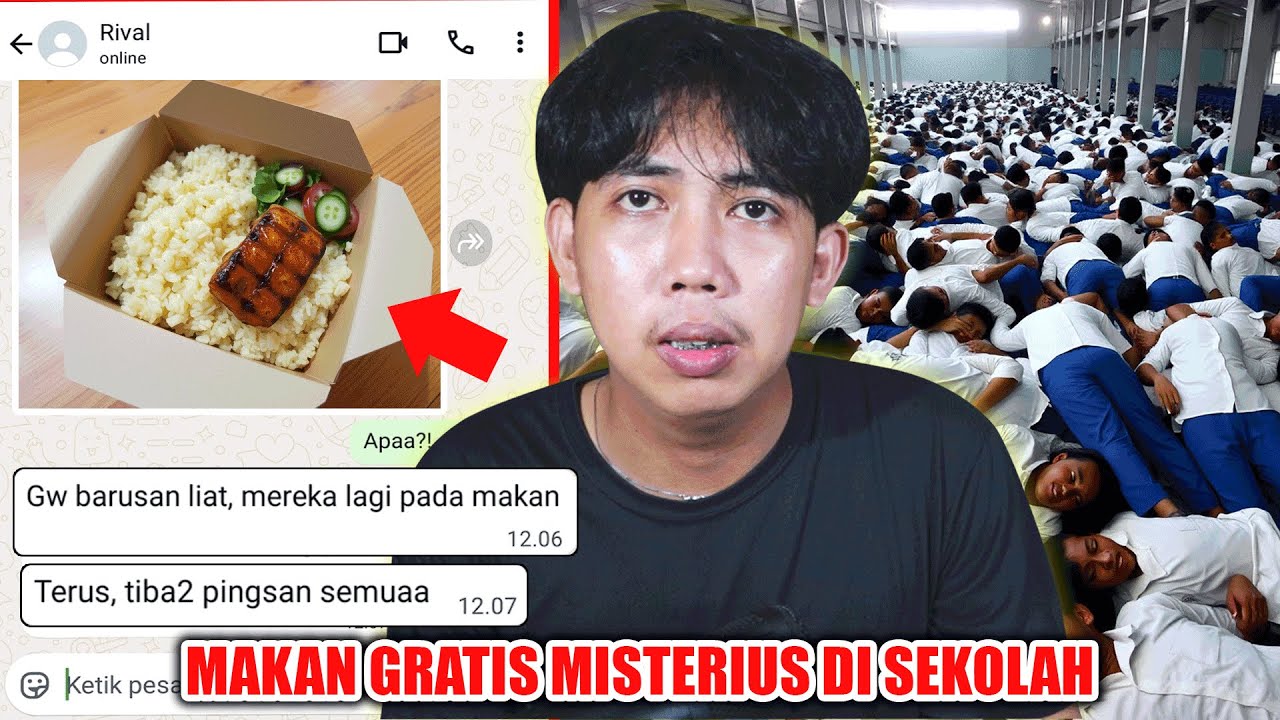 MAKAN GRATIS MISTERIUS DI SEKOLAH 😱 | CHAT HISTORY HORROR SERAM