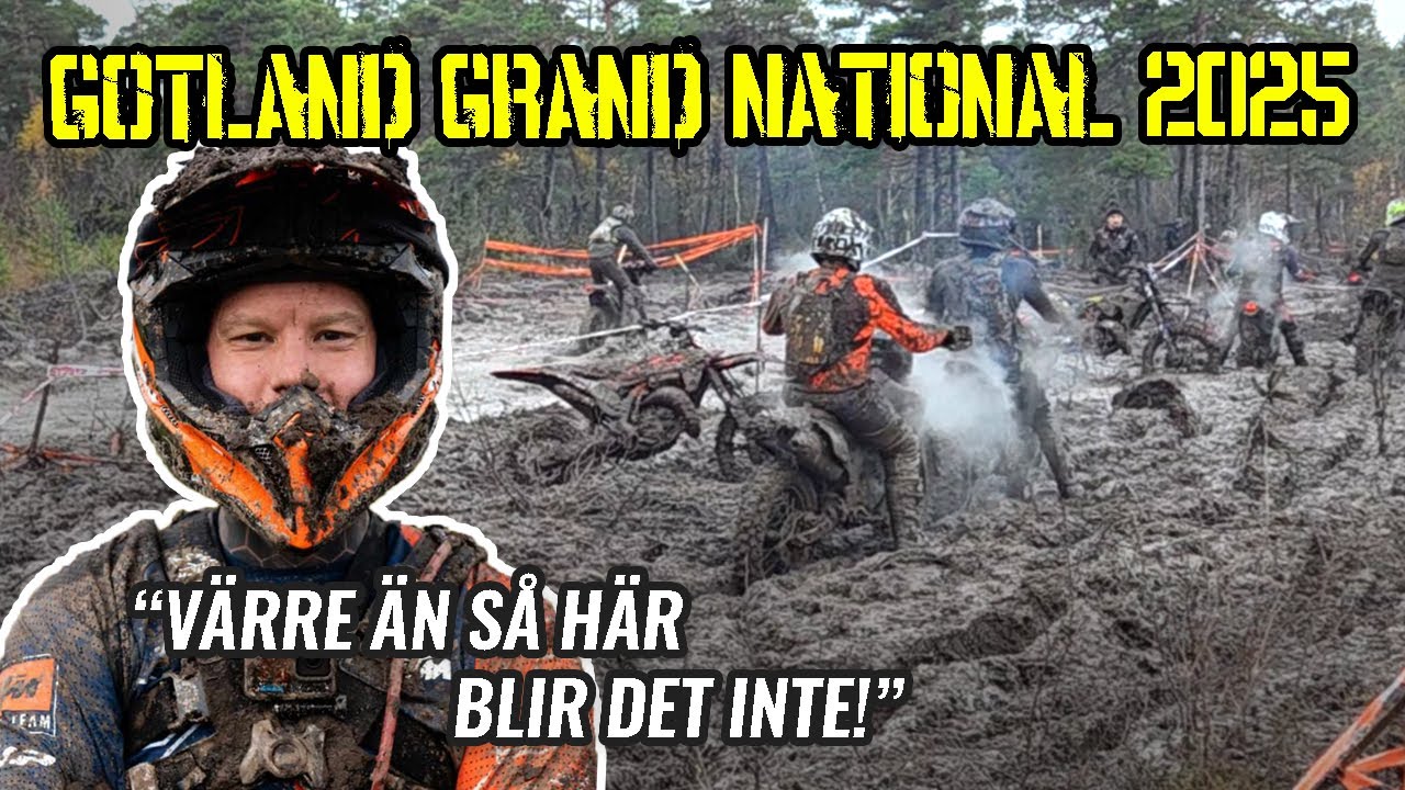 KÖR ENDUROTÄVLING I METERDJUP LERA!