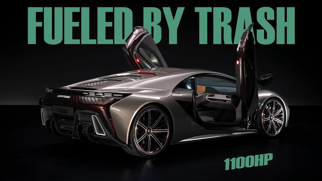 Bertone GB110: гиперкар, работающий на пластиковых отходах