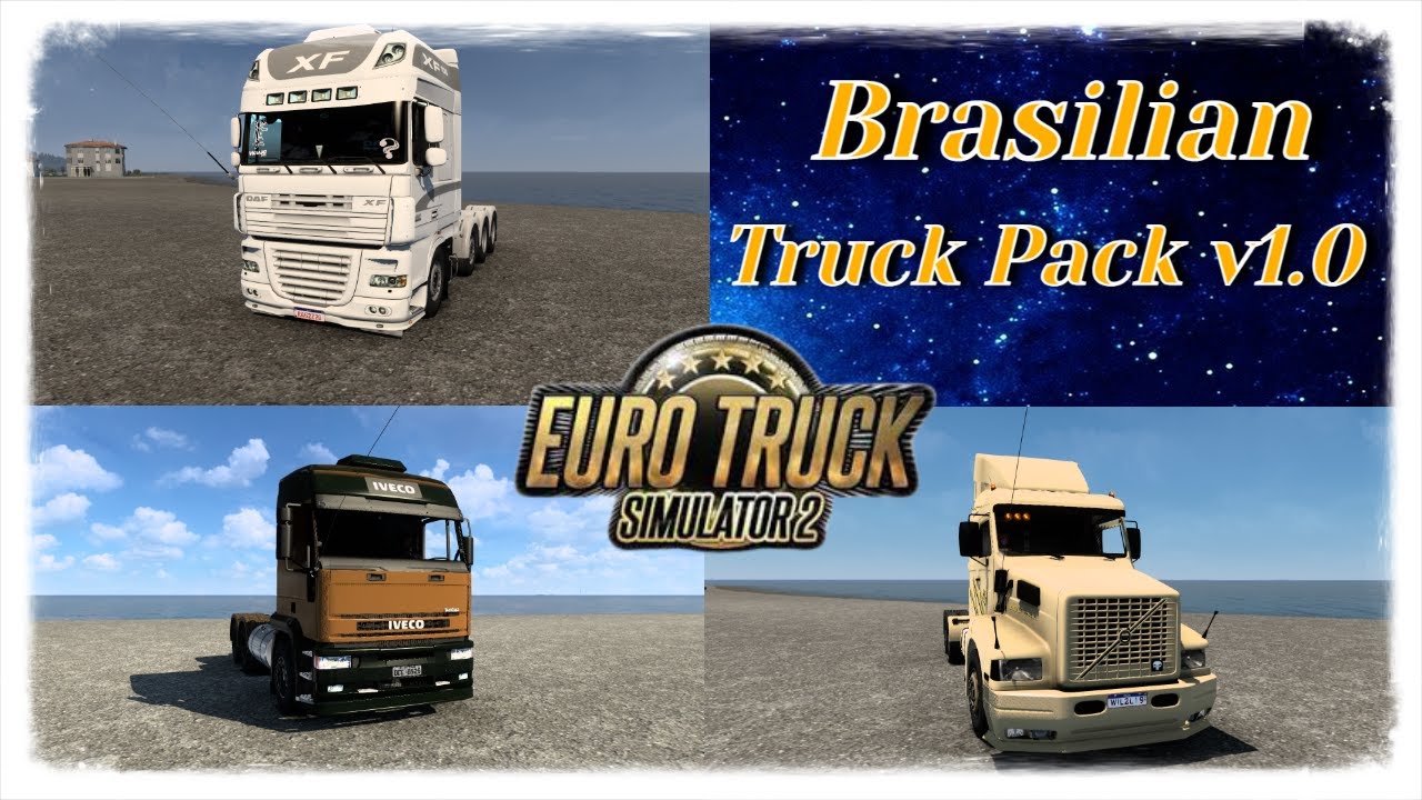 Мод Brasilian Truck Pack v1.0  ETS - 2 (1.40.x)