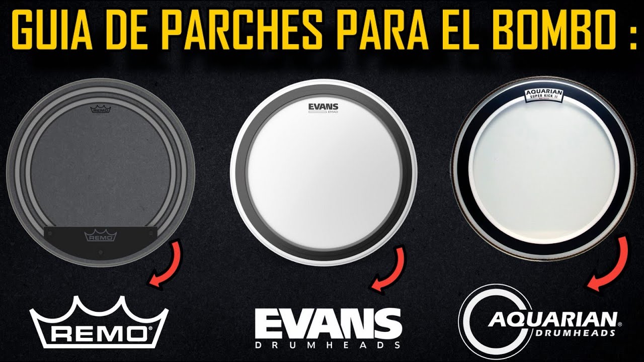 Que Parches Comprar Para El Bombo : Consejos - Distintos Modelos (Remo,Evans,Aquarian)