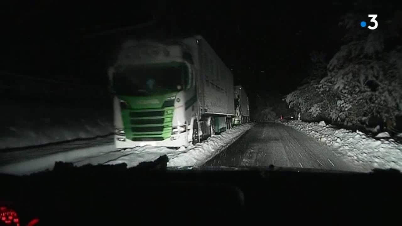 950 naufragés de la route en Haute-Loire, à cause de la neige