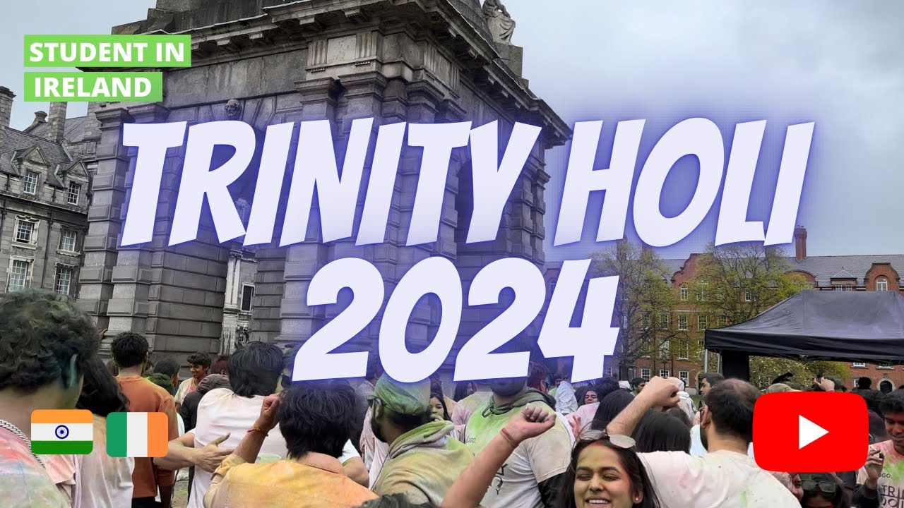 Celebrating Holi As An International Student 2024 || Holi In Ireland/UK || Best Holi In Ireland