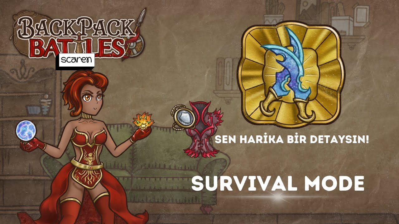 🔮 Backpack Battles: Pyromancer ile Mana Dagger & Vampiric Armor Kombosu! 🔥|03
