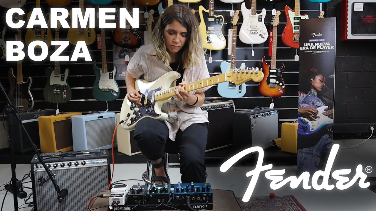 Carmen Boza nos muestra sus pedales favoritos de Fender! 🎛 | Musicopolix