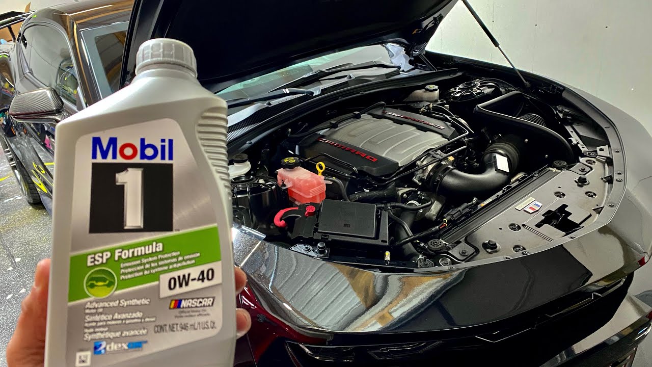 DIY OIL CHANGE 6 GEN CAMARO SS