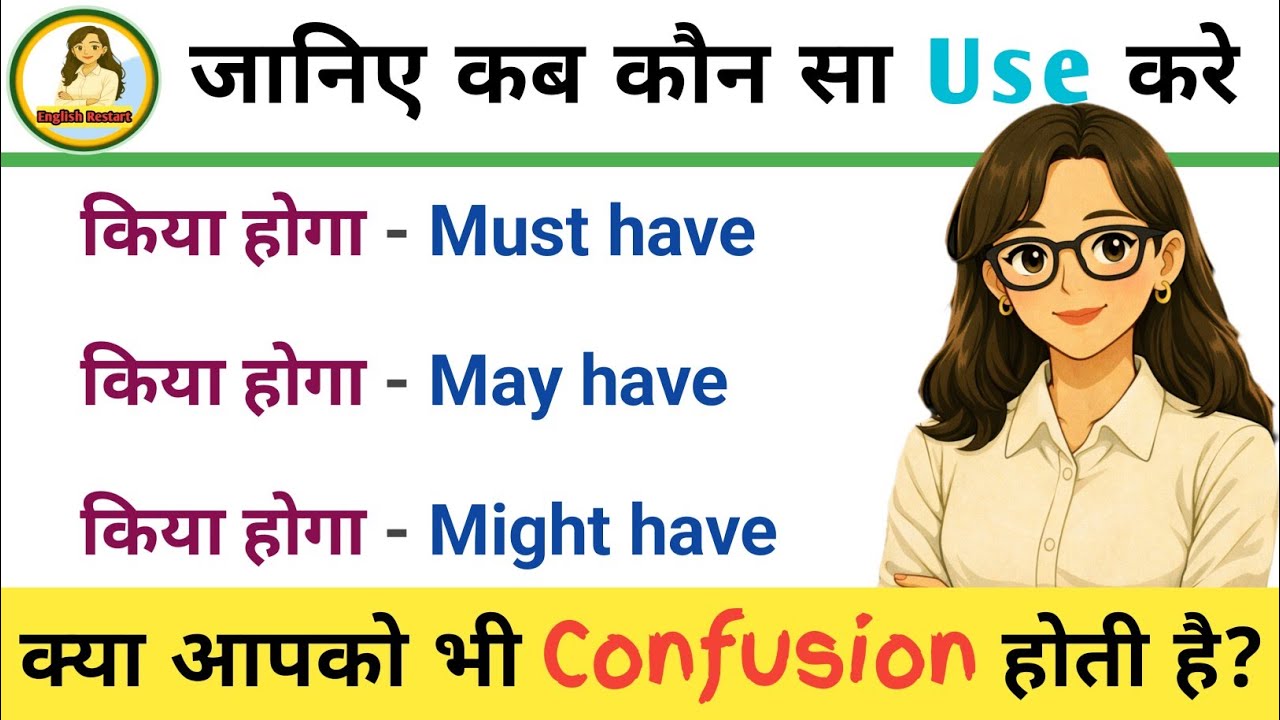 किया होगा in English| Advanced English Structures| English speaking practice | spoken English