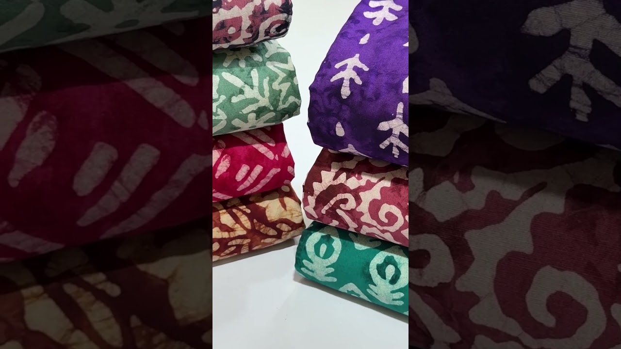 Cotton Tie Dye Wax Batik Suits