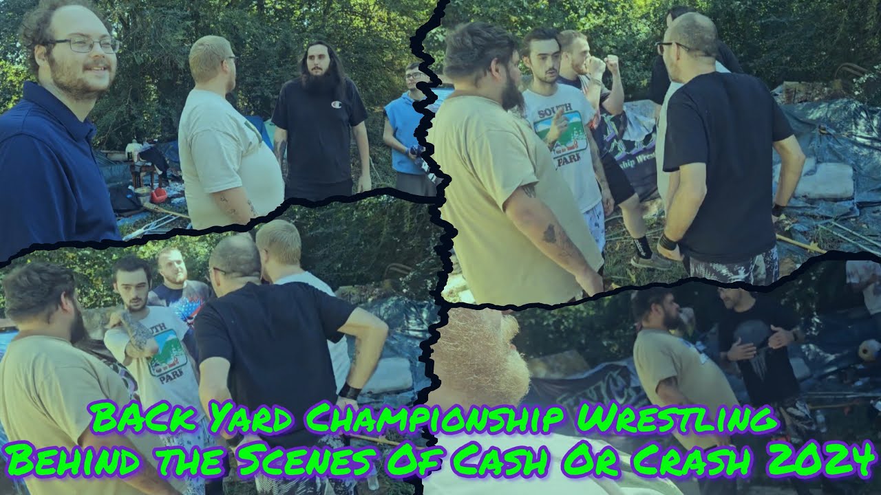 BYCW BEYOND THE YARD S1E1. Cash Or Crash 2024 ( Backyard Wrestling ) 