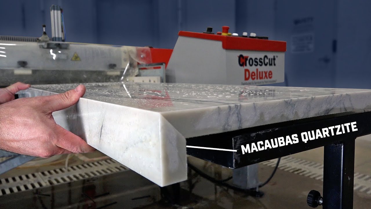 Mitering Quartzite & Porcelain | CrossCut Deluxe