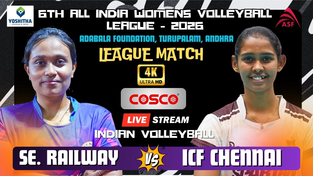 South Eastern Railway Vs ICF Chennai | Turupalam Adabala Foundation Trophy 2026