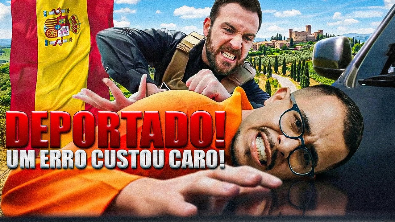 MINHA DEPORTA&Ccedil;&Atilde;O EM BARCELONA! Como fui EXPULSO DA ESPANHA e o por qu&ecirc; 🇪🇸 (Relato completo)