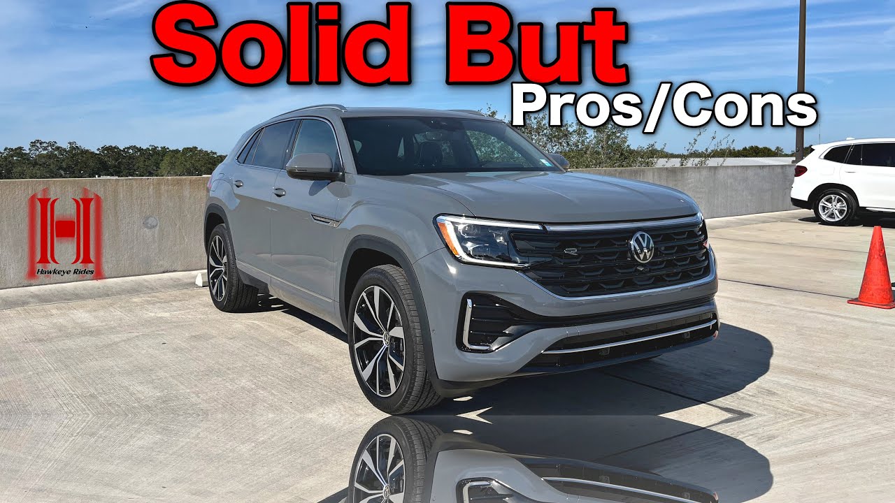 Volkswagen Atlas Cross Sport sel premium R-line 2024 года: все характеристики + тест-драйв
