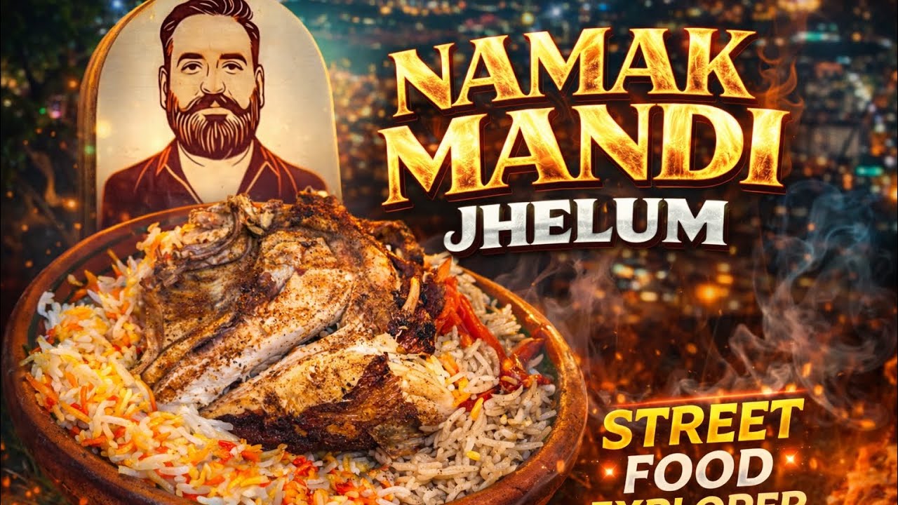 NAMAK MANDI JHELUM 🔥 | Legendary Chicken Sajji & Kabli Pulao 🤤 | Street Food Explorer Pakistan