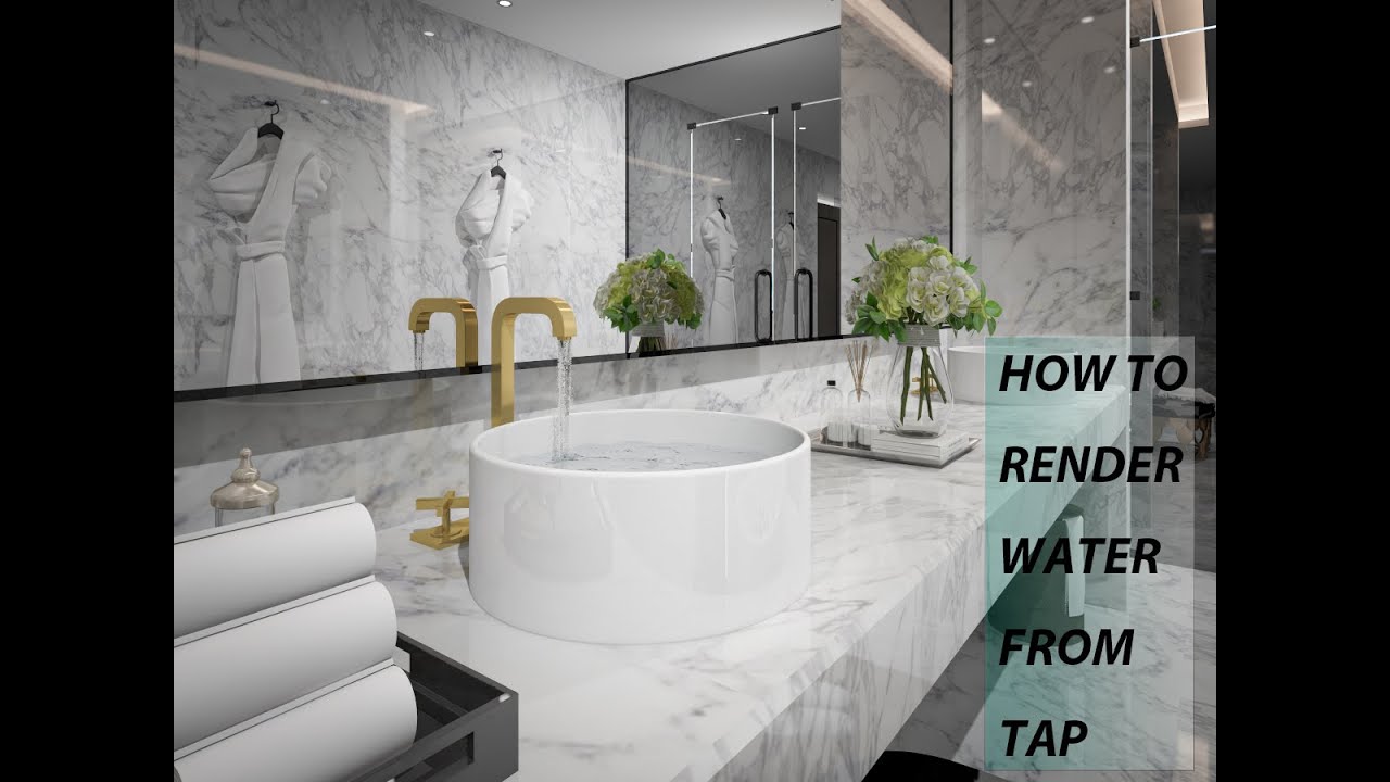 Flow of Water From the Tap || 3DS Max Tutorial || How to give realism to the render || Phoenix FD