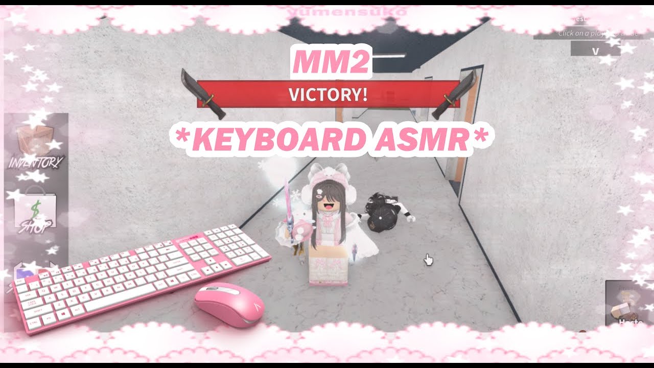 Playing MM2 *KEYBOARD ASMR* ⋆˚ʚɞ (NEW!!)