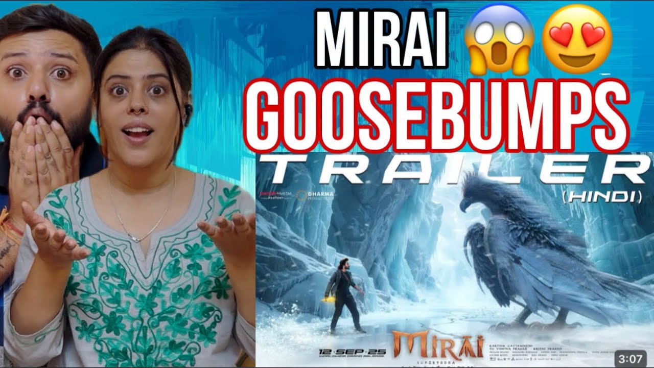 Mirai - OFFICIAL TRAILER (HINDI) Reaction | Teja S | Manchu M | Ritika N | Karthik G | Sept 12