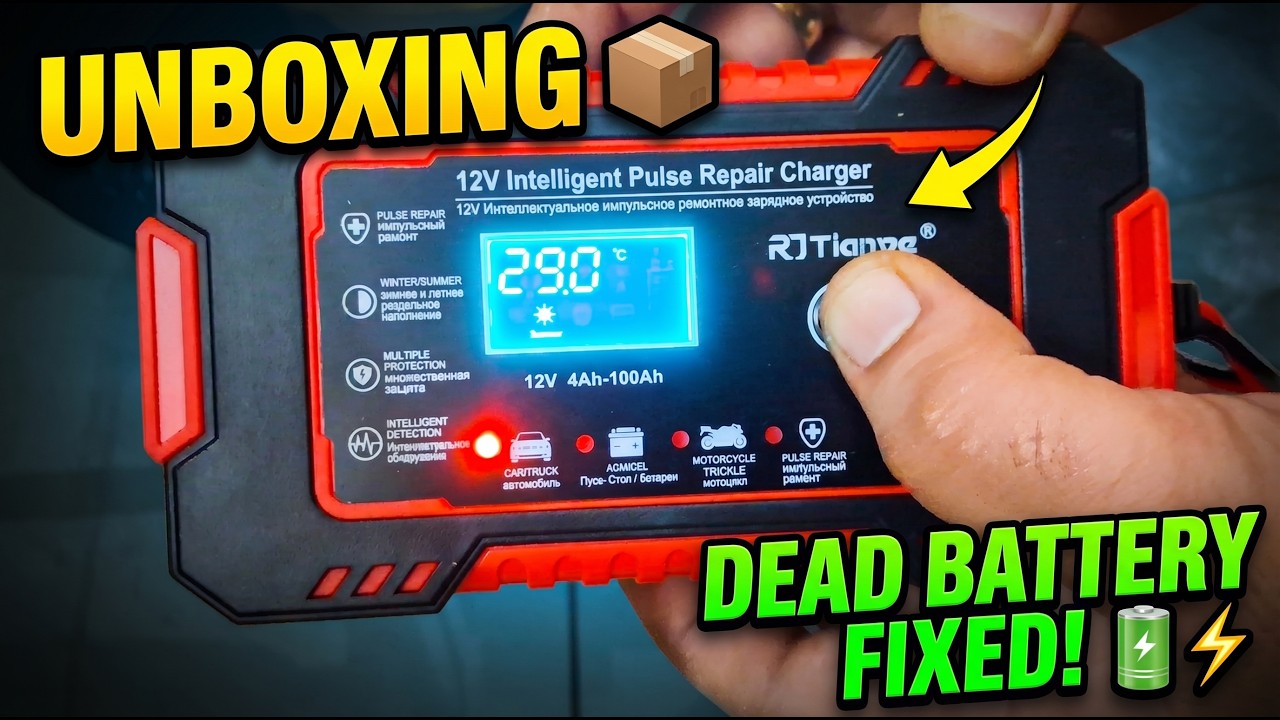 ⚡Sounce 12V 6A Smart Charger Full Test & Review 🚗 👉 Car Battery Revived! 🔋