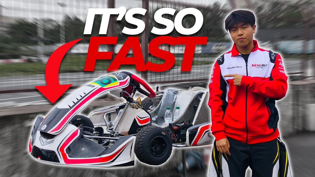 I Tried Charles Leclerc's RACING KART (it was INSANE)