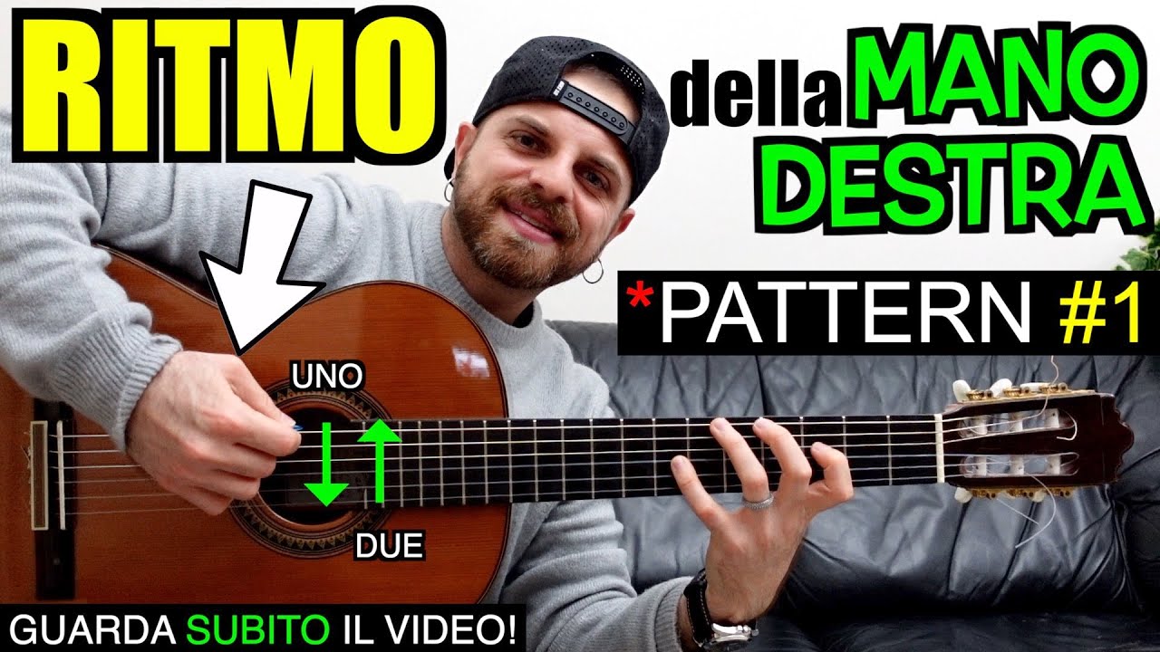 RITMO della MANO DESTRA: STRUMMING PATTERN #1