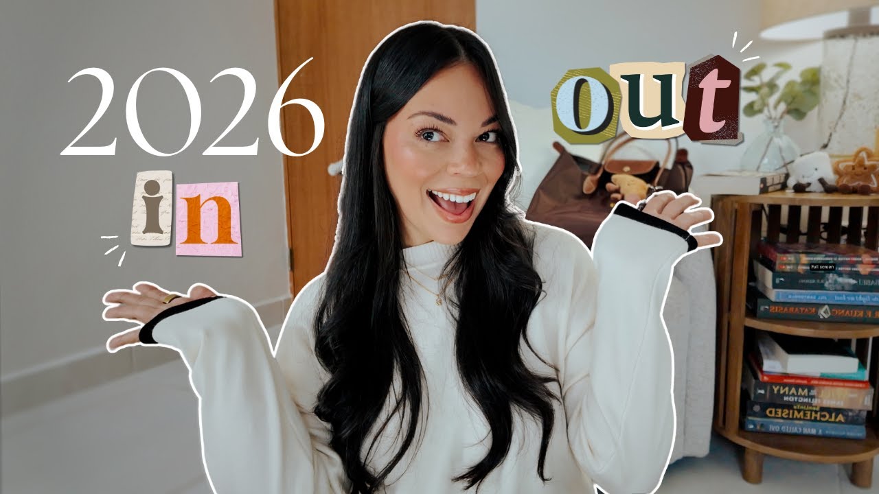 Estas son las cosas que van a estar IN & OUT en mi 2026 ⭐️