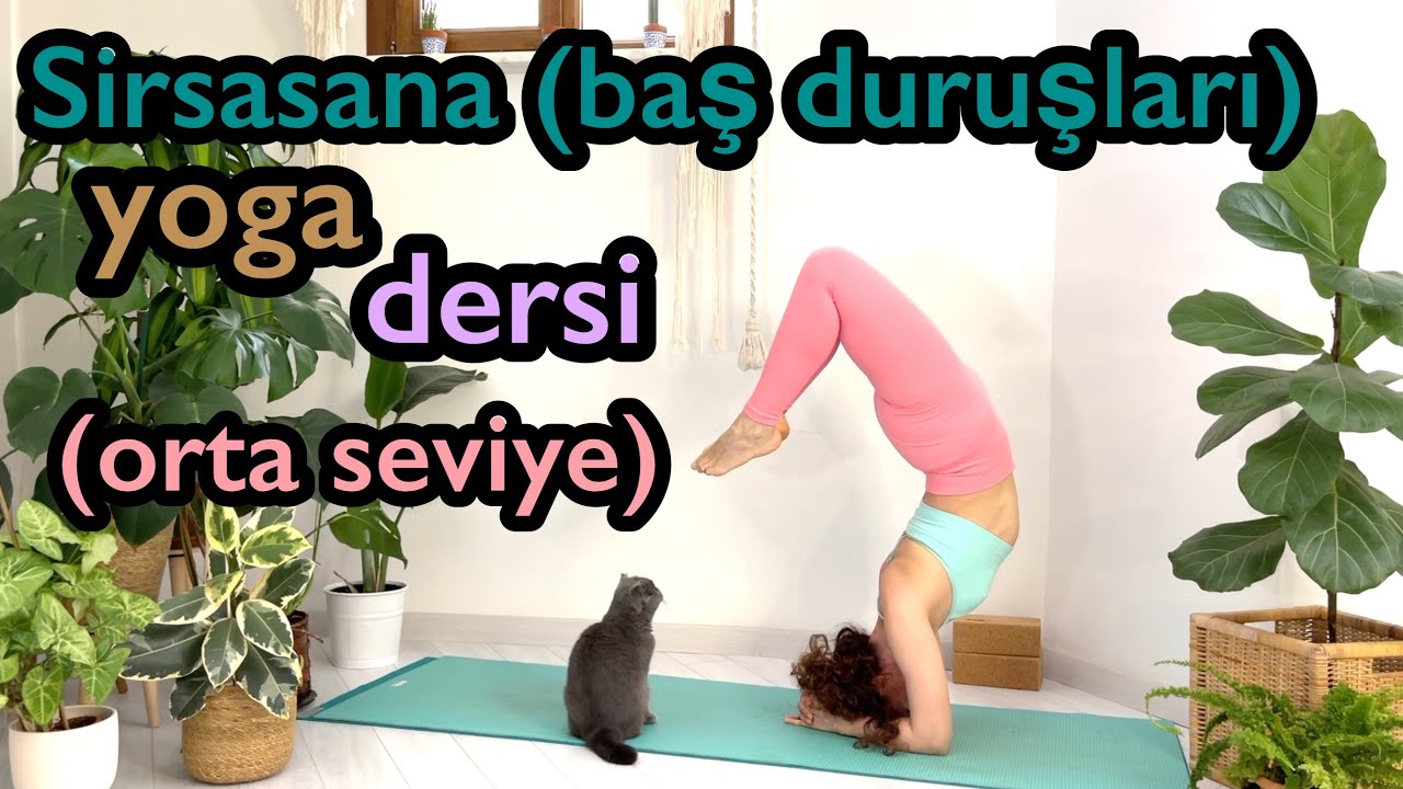 Sirsasana (baş duruşu) Yoga Dersi / Orta Seviye