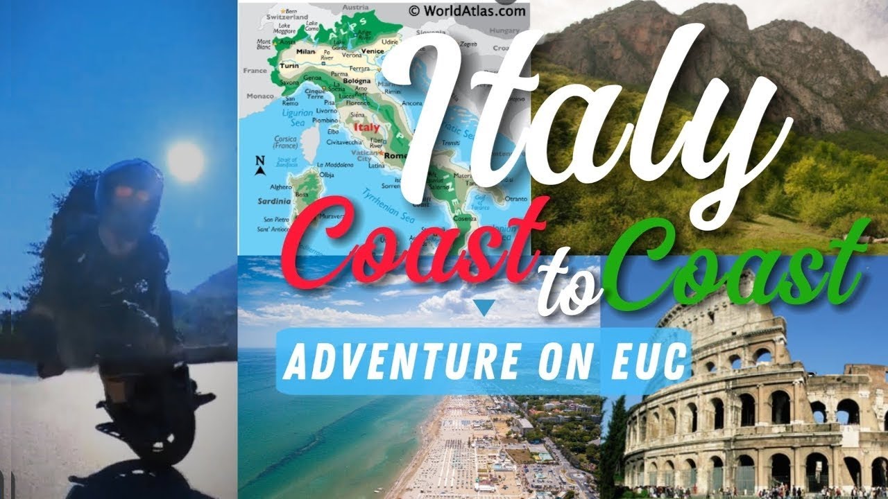 Sherman S - Italy coast to coast on EUC pt. 2 - 2024 Summer trip - 500+ km