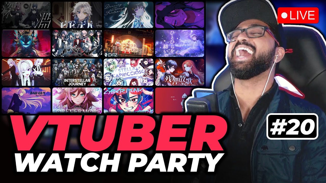 VTuber Watch Party! Reacting to YOUR VTuber Clips & Songs! #20