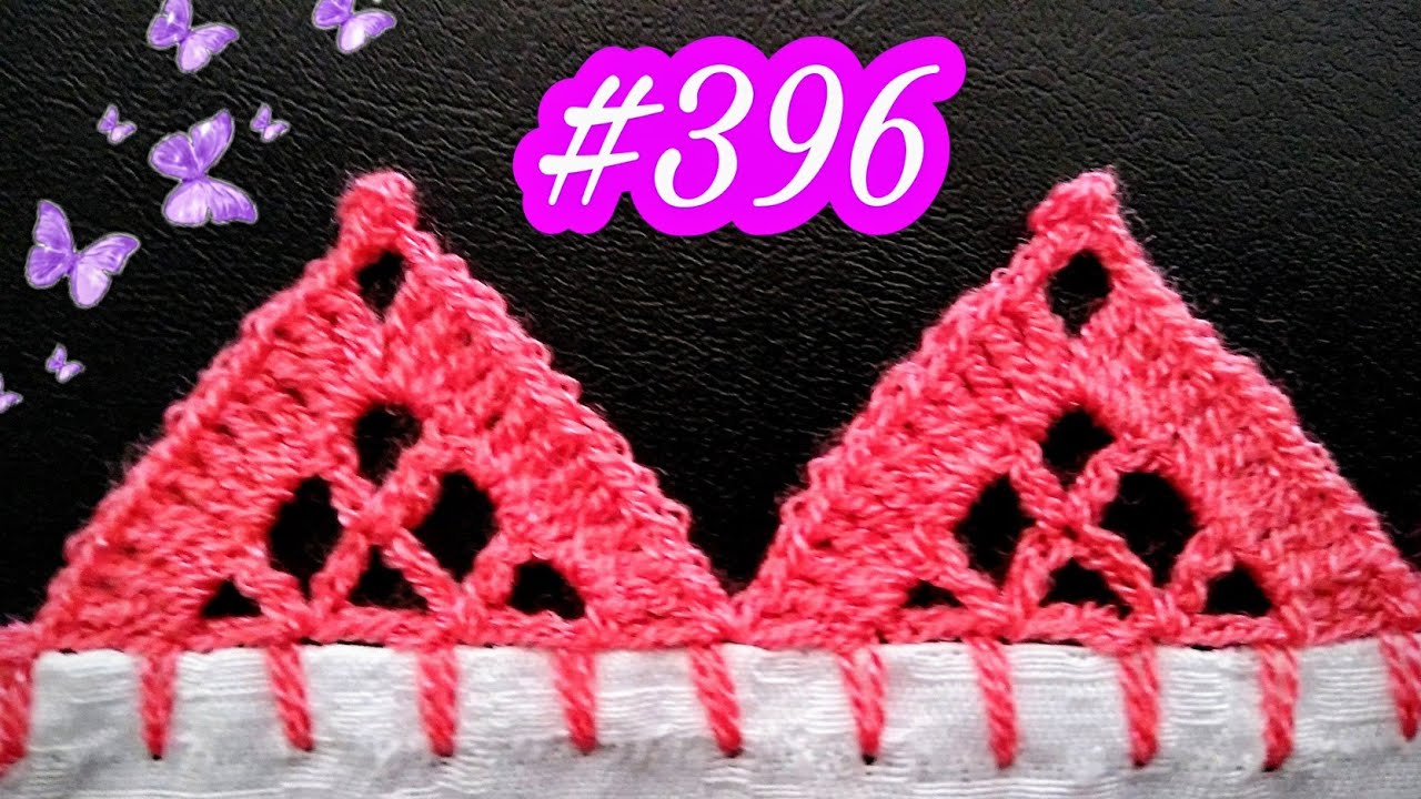 Puntilla para servilleta muy fácil de realizar #396