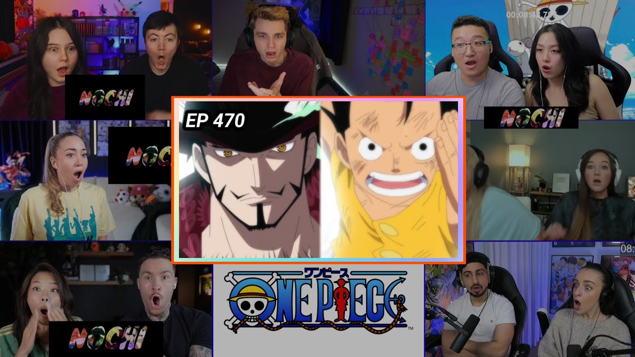 ONE PIECE | LUFFY VS MIHAWK!!! | EPISODE 470 | REACTION MASHUP | ワンピース