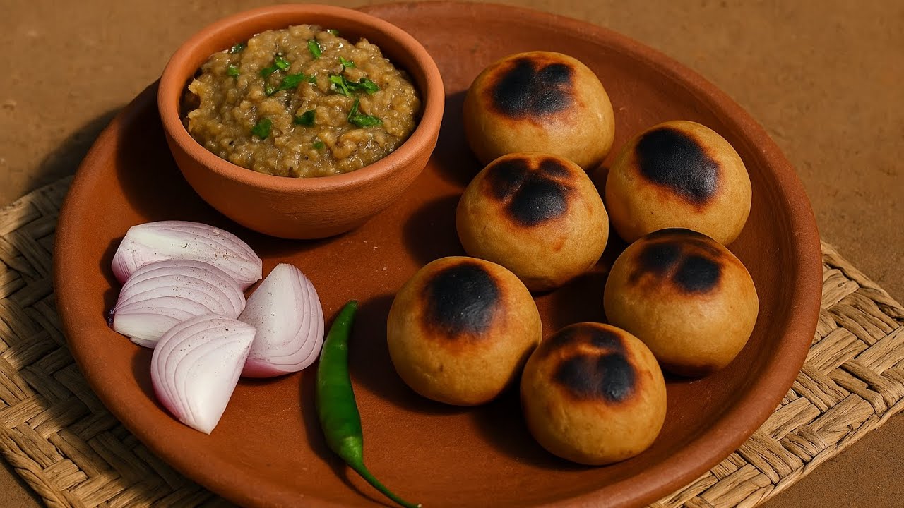 बिहारी स्टाइल लिट्टी चोखा रेसिपी |आसान और स्वादिष्ट😍🔥#LittiChokha#BihariFood#viralRecipes#Indianfood